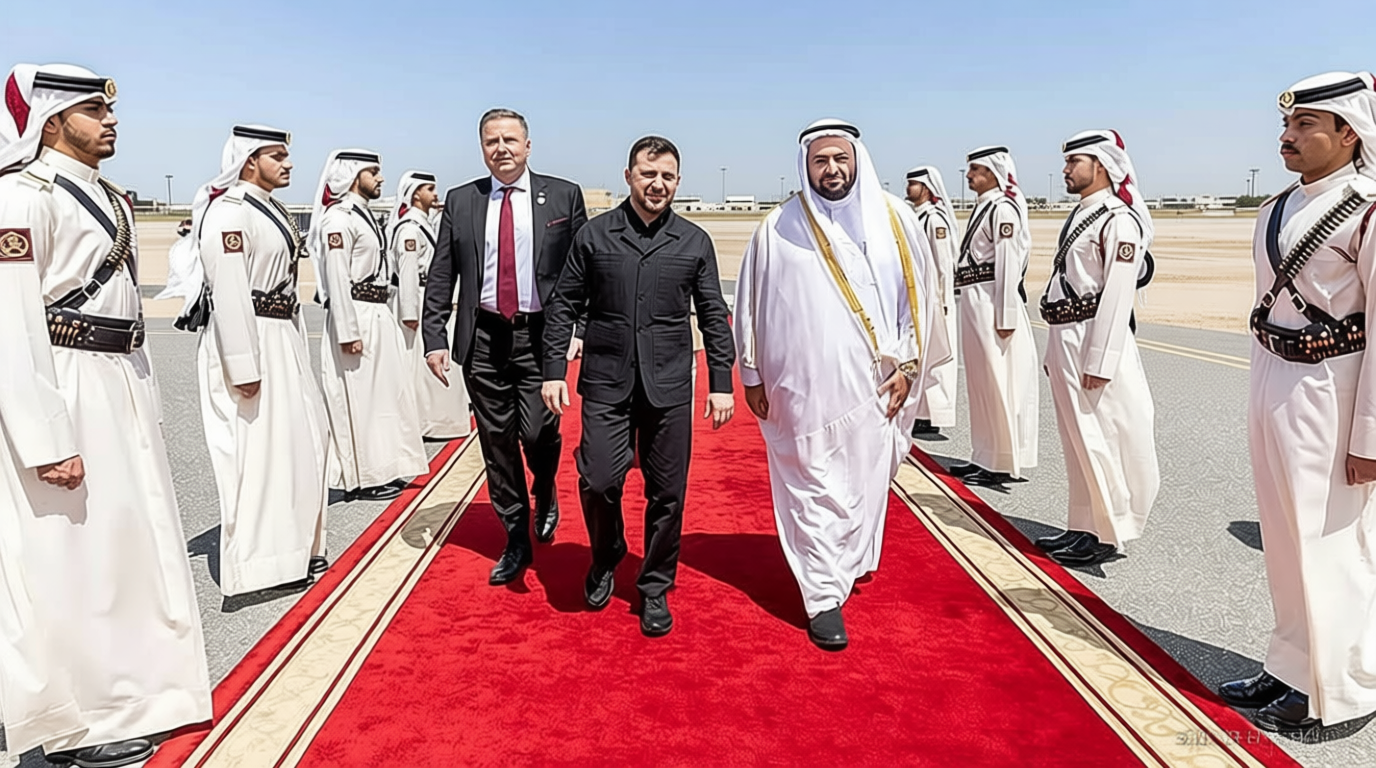 Qatar and Ukraine sign defence agreement as Zelenskyy’s Gulf tour shapes new partnerships