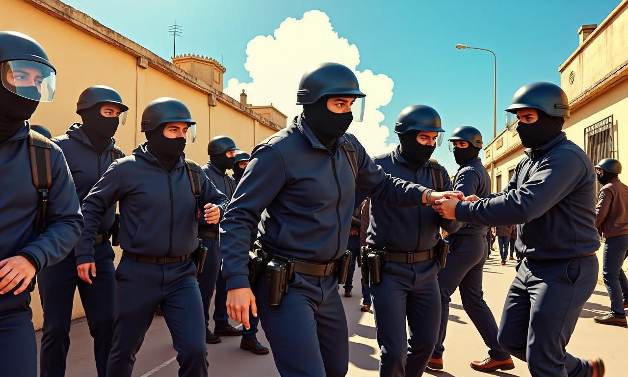 Greek police using masked migrants to forcibly push other migrants back across border