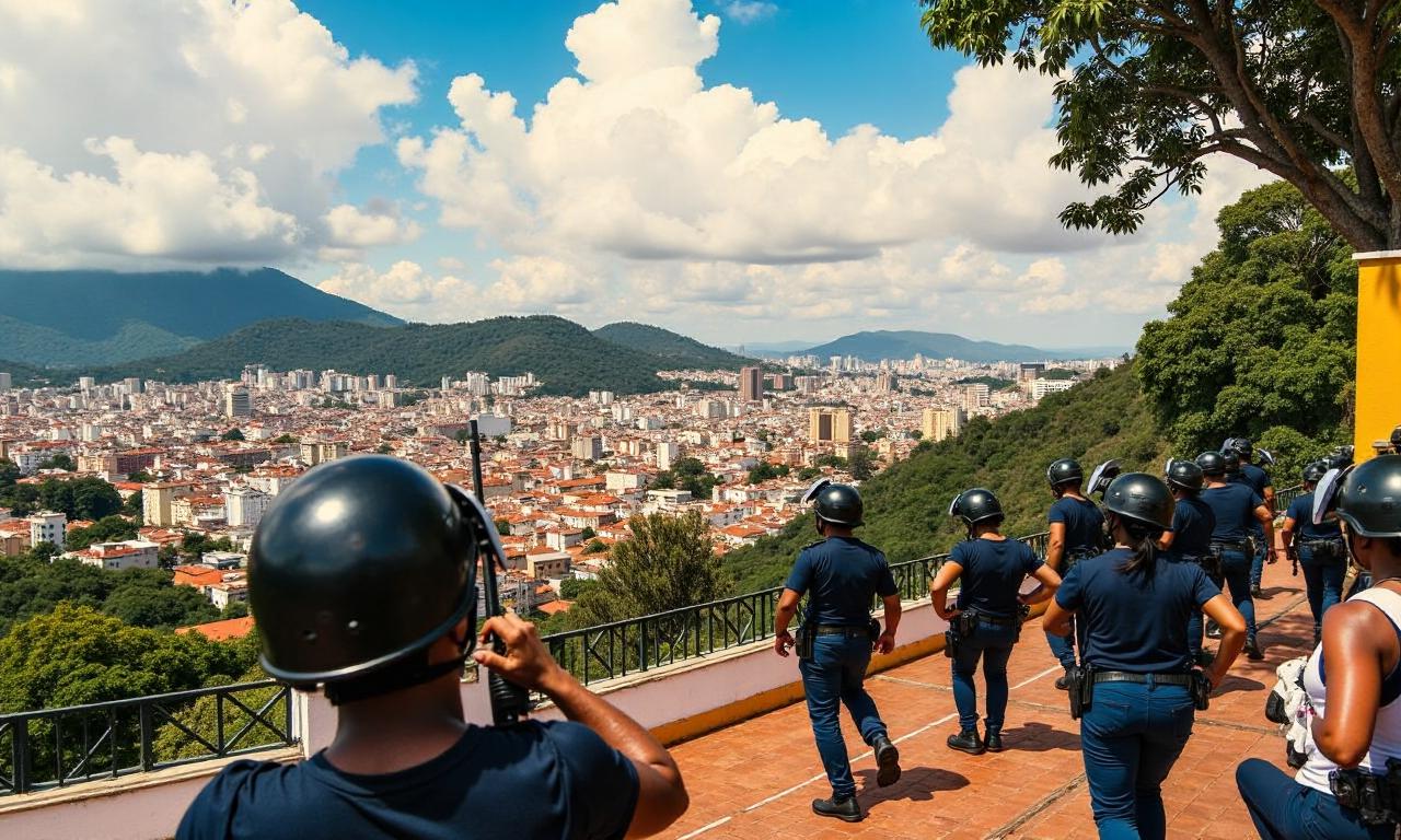 Police gunfight with favela gang traps 200 tourists on hilltop