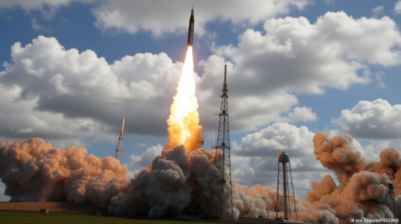 Artemis II lifts off, carrying humans back toward the moon