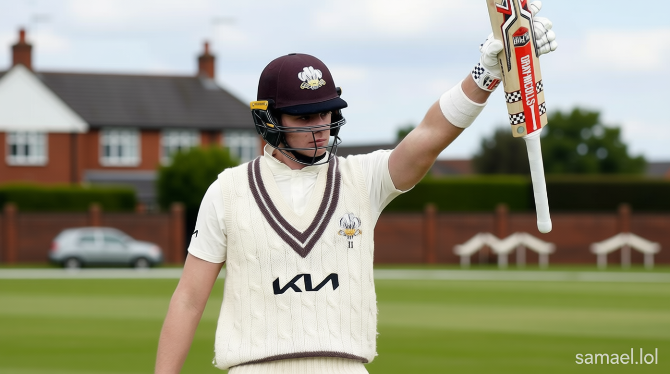 Record stand as Surrey draw with Warwickshire