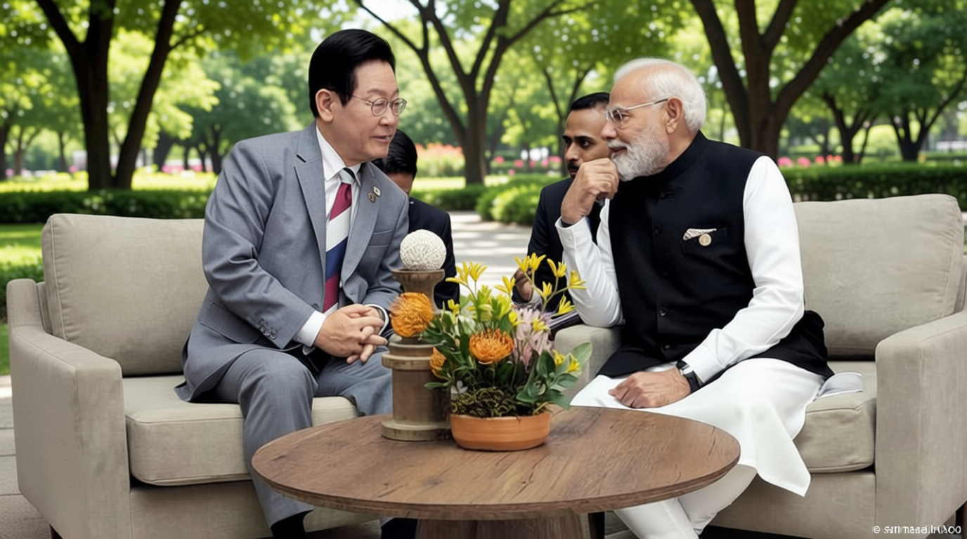South Korea’s Lee visits India for trade talks with Modi
