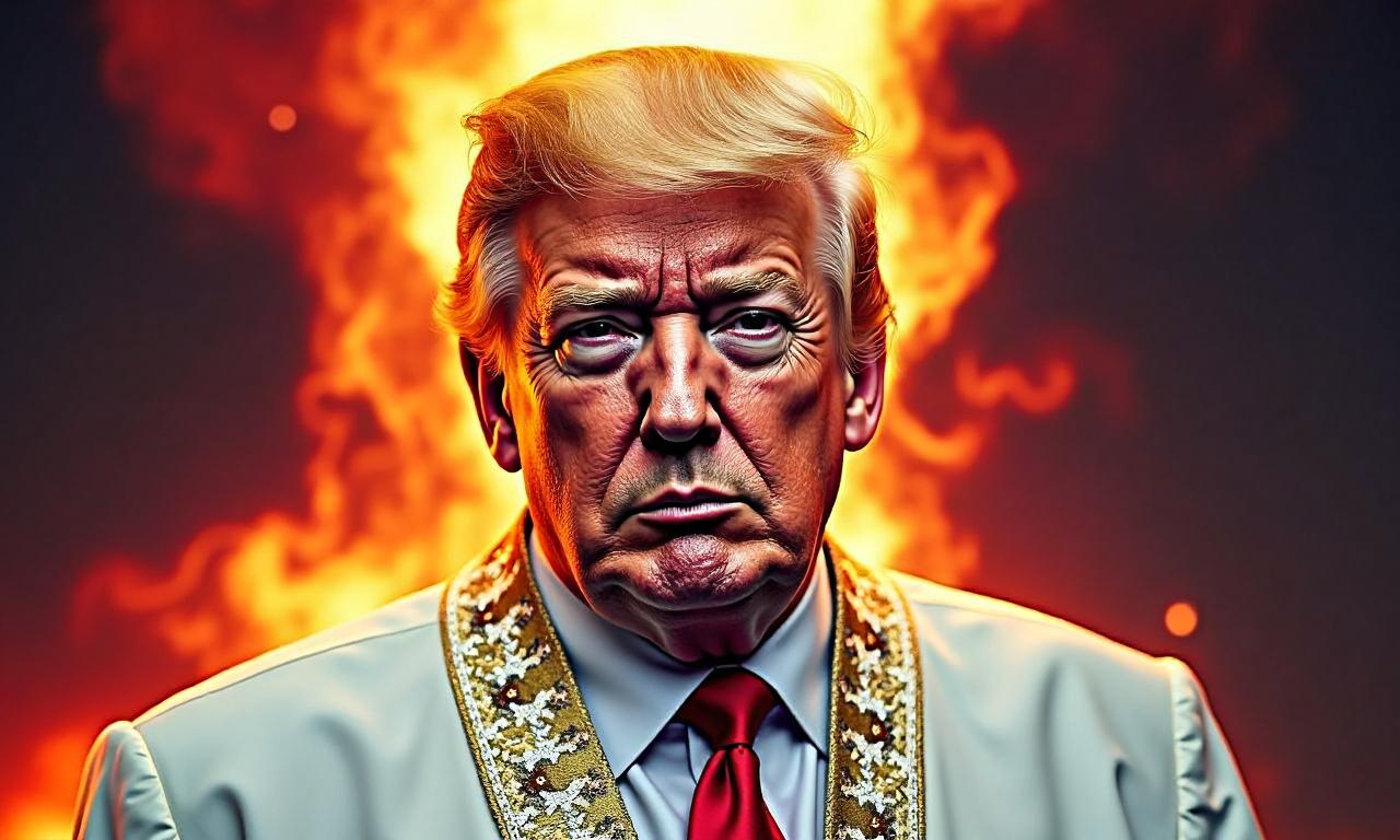 How Trump’s Jesus-like image and feud with the Pope are sparking backlash
