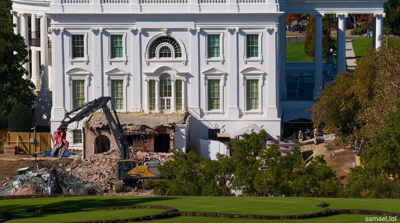 Court orders Trump to halt White House ballroom construction