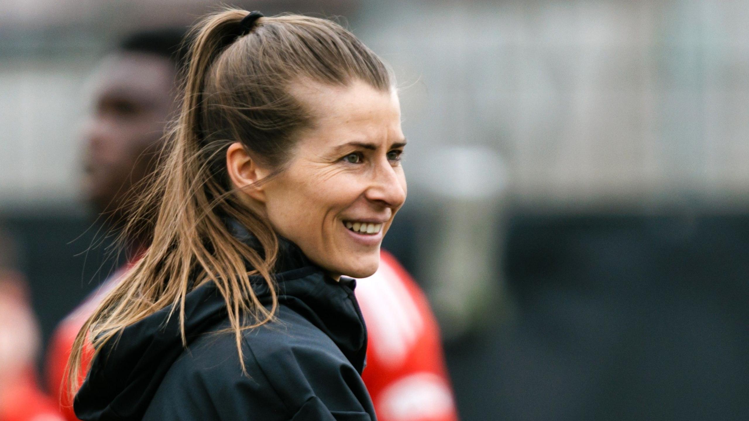 A big topic for others, not for her – Eta on groundbreaking head coach role