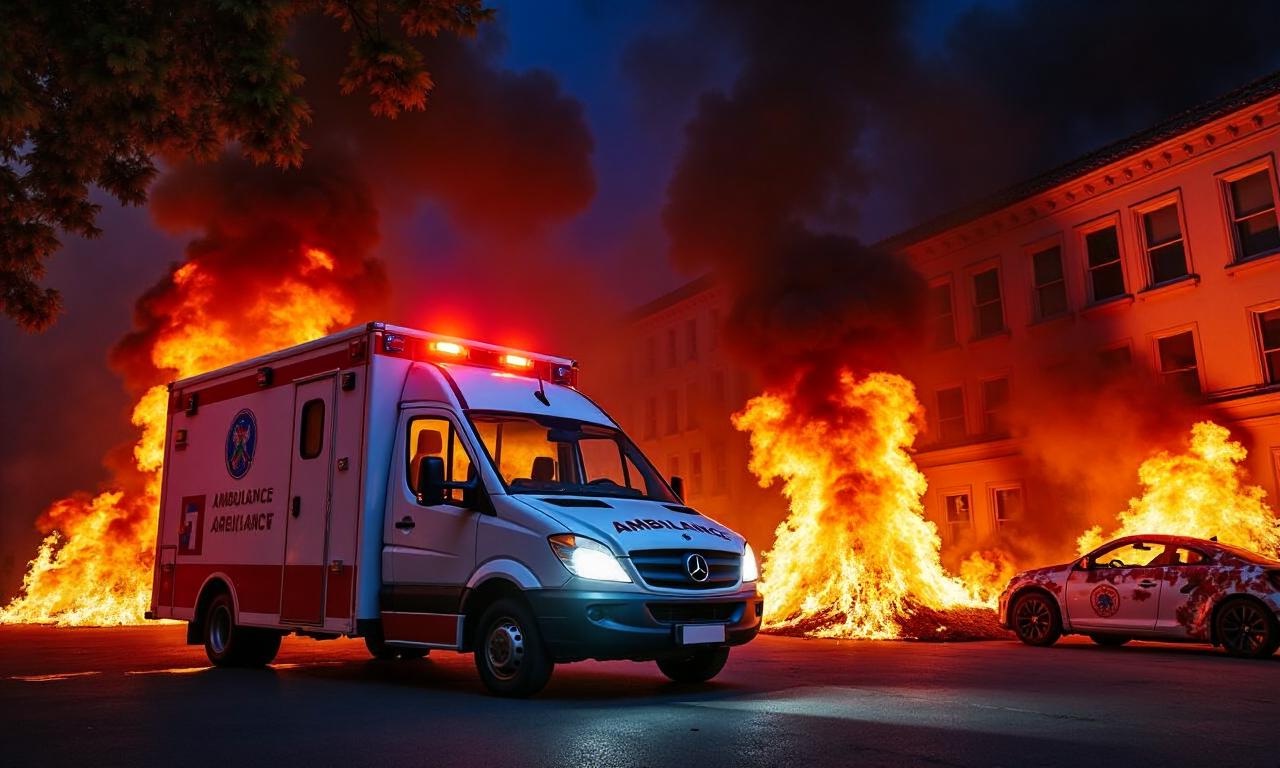 Fourth suspect arrested over Jewish charity ambulance arson attack