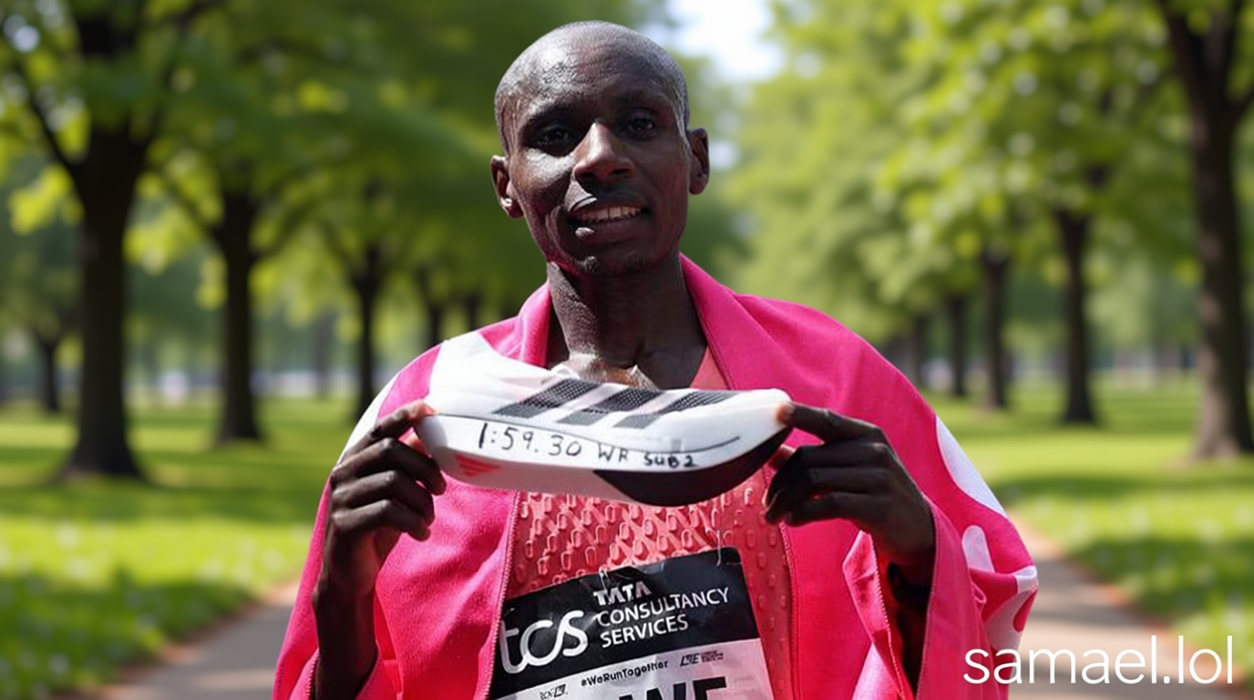 Lighter than a bar of soap – the shoes worn to shatter marathon record