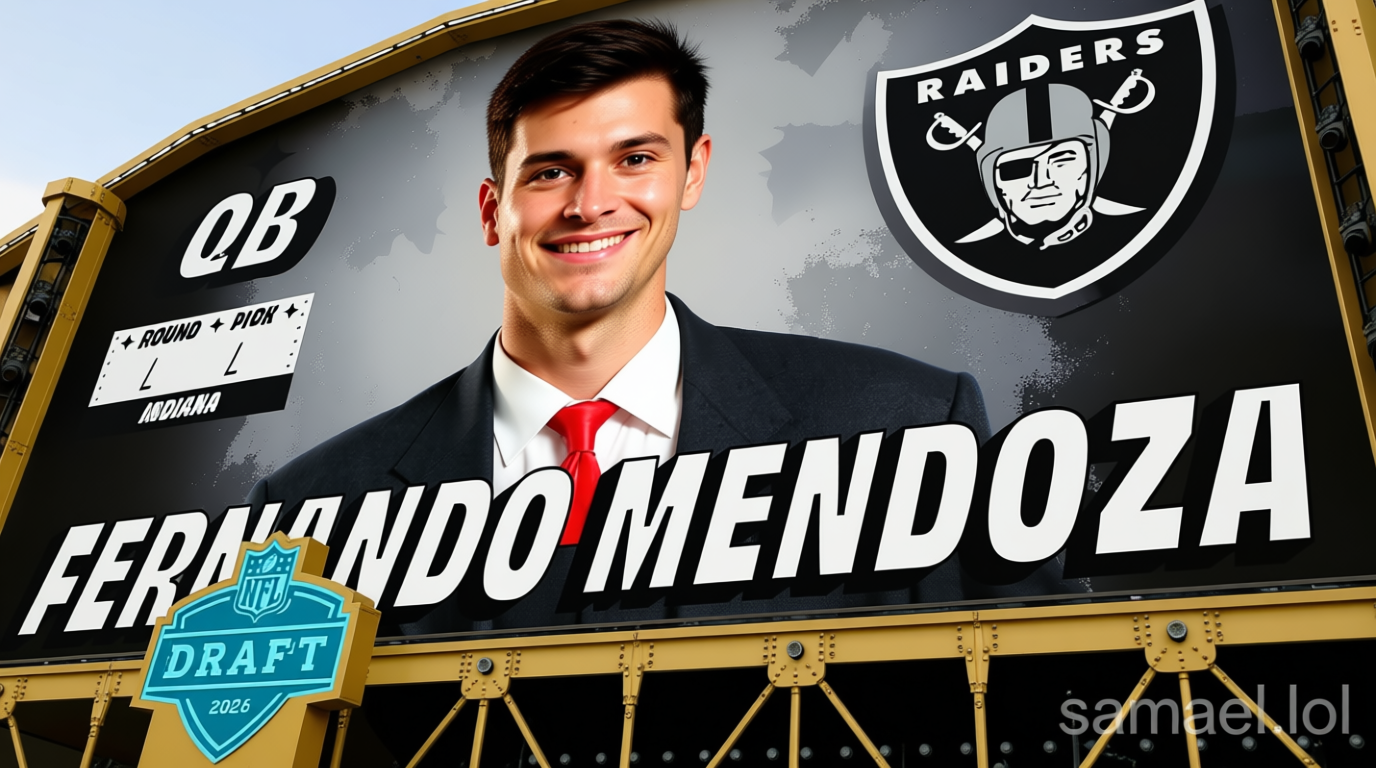Raiders take Mendoza with first pick of NFL Draft