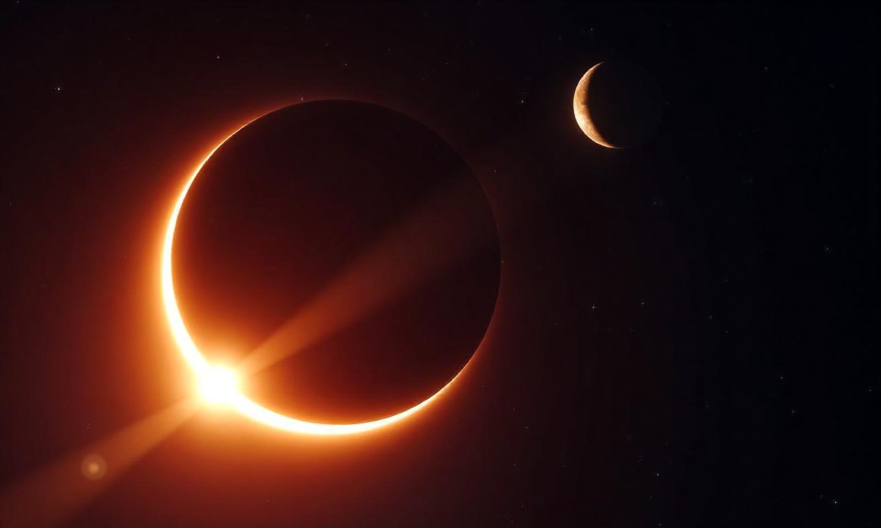 Earthset and a solar eclipse: Nasa releases first images from Moon fly-by