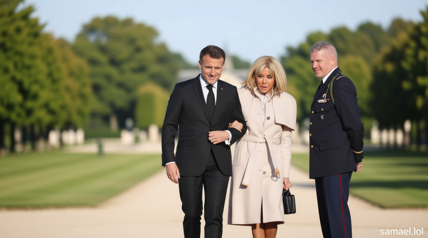 Macron dismisses Trump’s ‘inelegant’ dig about his marriage