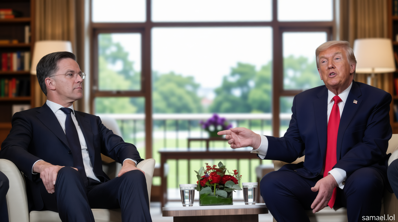 Trump criticizes NATO over Iran in meeting with Rutte