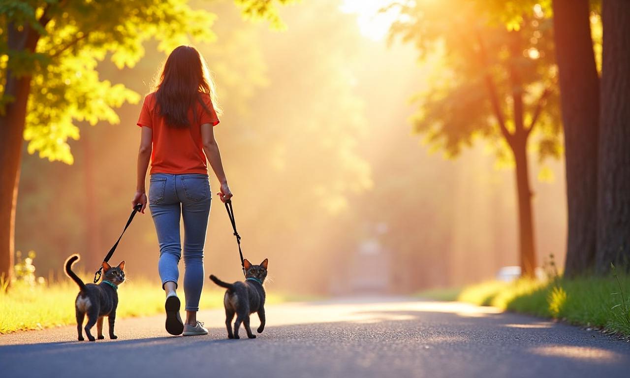 Is taking your cat for a walk good for them or just good for TikTok?