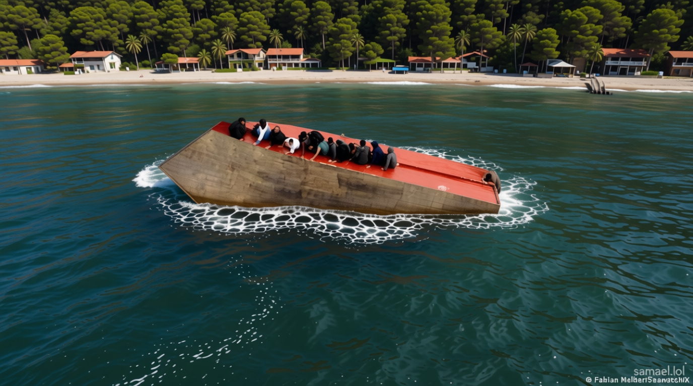 Dozens missing after migrant boat capsizes in Mediterranean