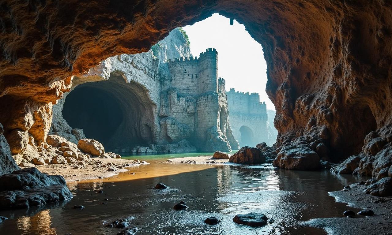 ‘Enormous’ cave hidden under medieval castle could rewrite prehistory, researchers say