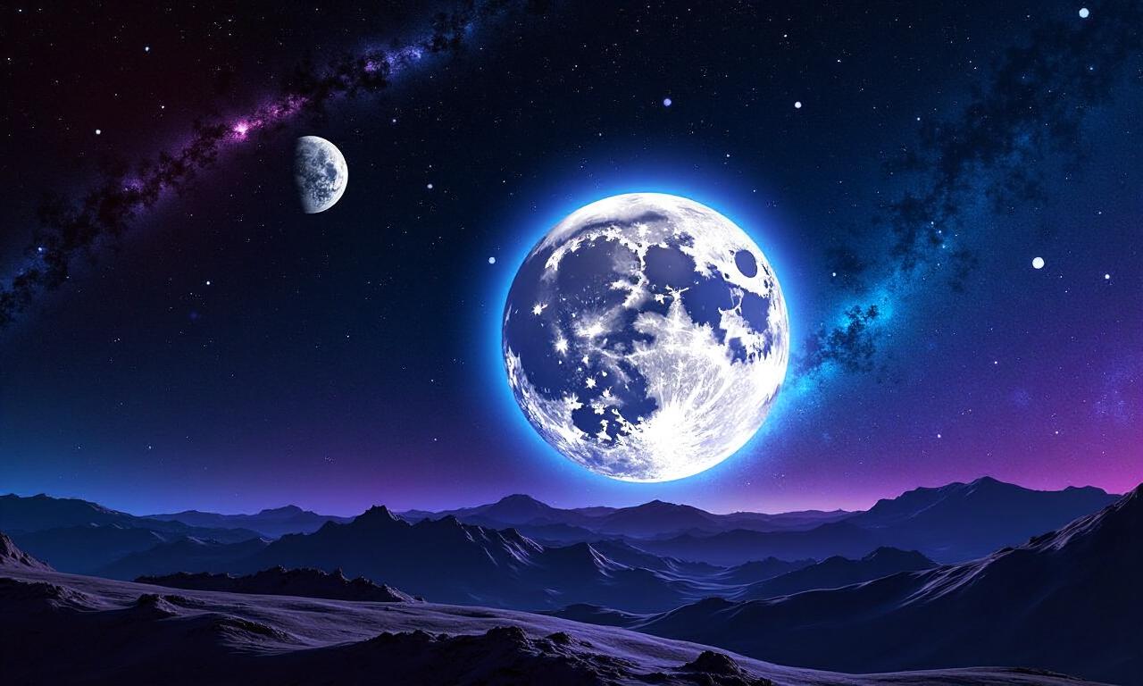How the moon and music have collided in space