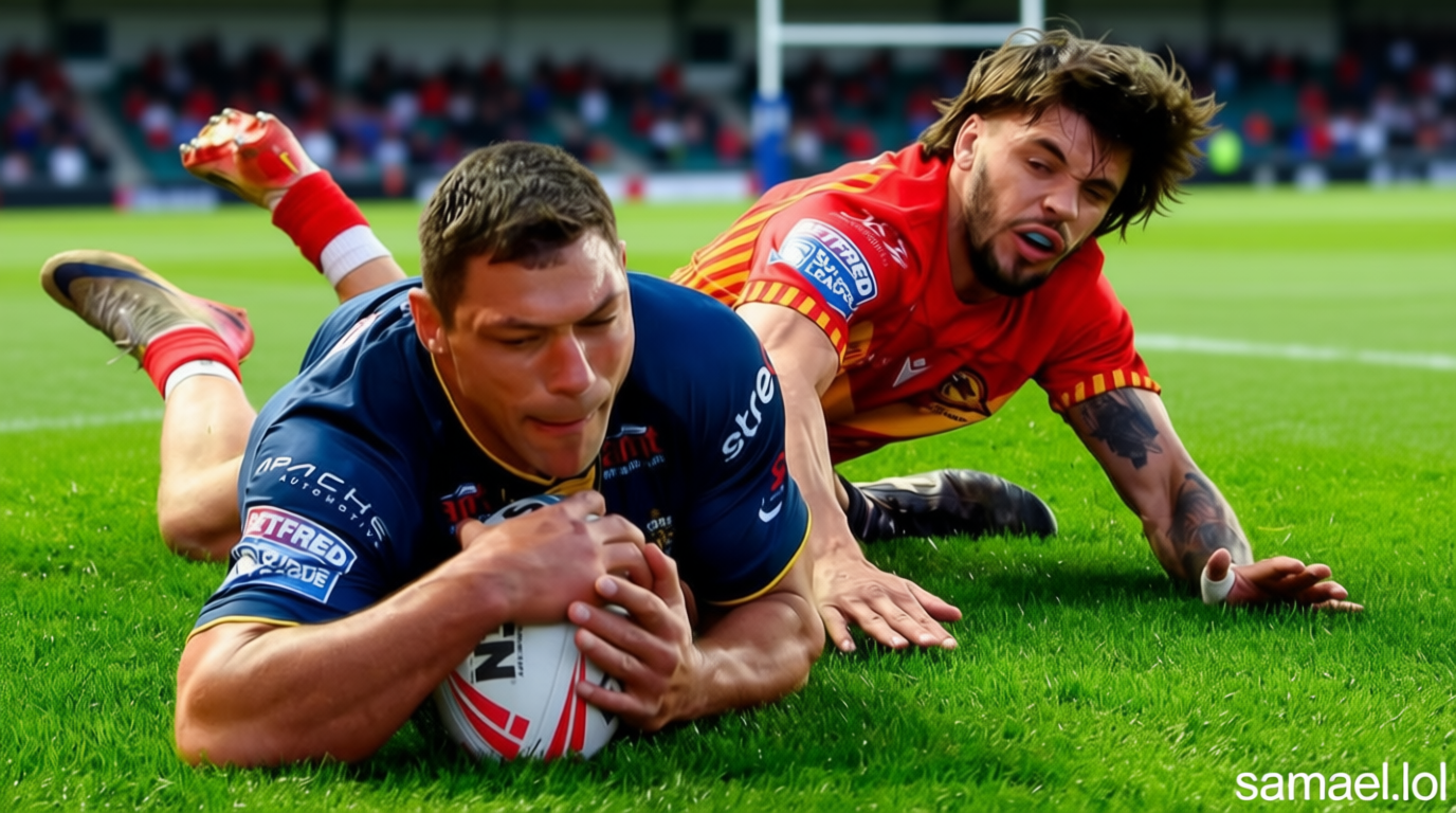 Leeds stay top with eight-try win over Catalans