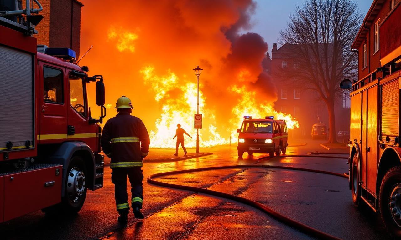Around 100 firefighters tackle Golders Green blaze