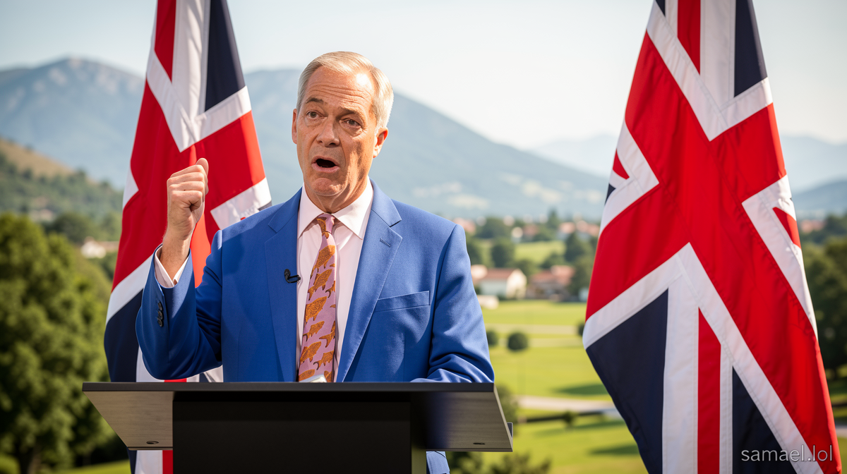 Let me analyze this article title for translation and localization:

Original: “Chris Mason: Farage attempts to seize back the agenda after finance row”

Breaking down the components:
1. “Chris Mason:” – This is the author’s name, which stays the same
2. “Farage” – Refers to Nigel Farage, a prominent UK politician – stays the same
3. “attempts to seize back” – Means trying to regain control or take back
4. “the agenda” – The main topics or priorities being discussed
5. “after” – Following in time