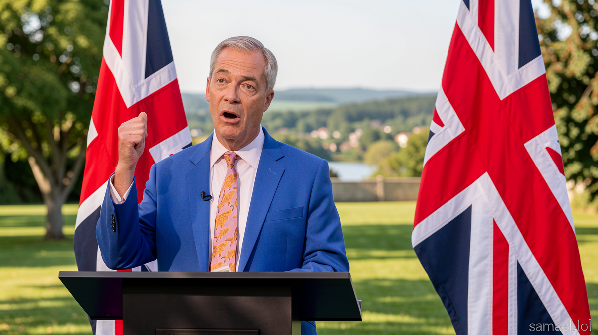 Let me analyze this article title step by step:

1. **Identify the components:**
   – “Chris Mason” – Author’s name (proper noun, stays the same)
   – “Farage” – Nigel Farage, British politician (proper noun, stays the same)
   – “attempts to seize back” – trying to regain control
   – “the agenda” – the main topics being discussed
   – “after” – following
   – “finance row” – a dispute/argument about financial matters

2. **Translation considerations:**
   –