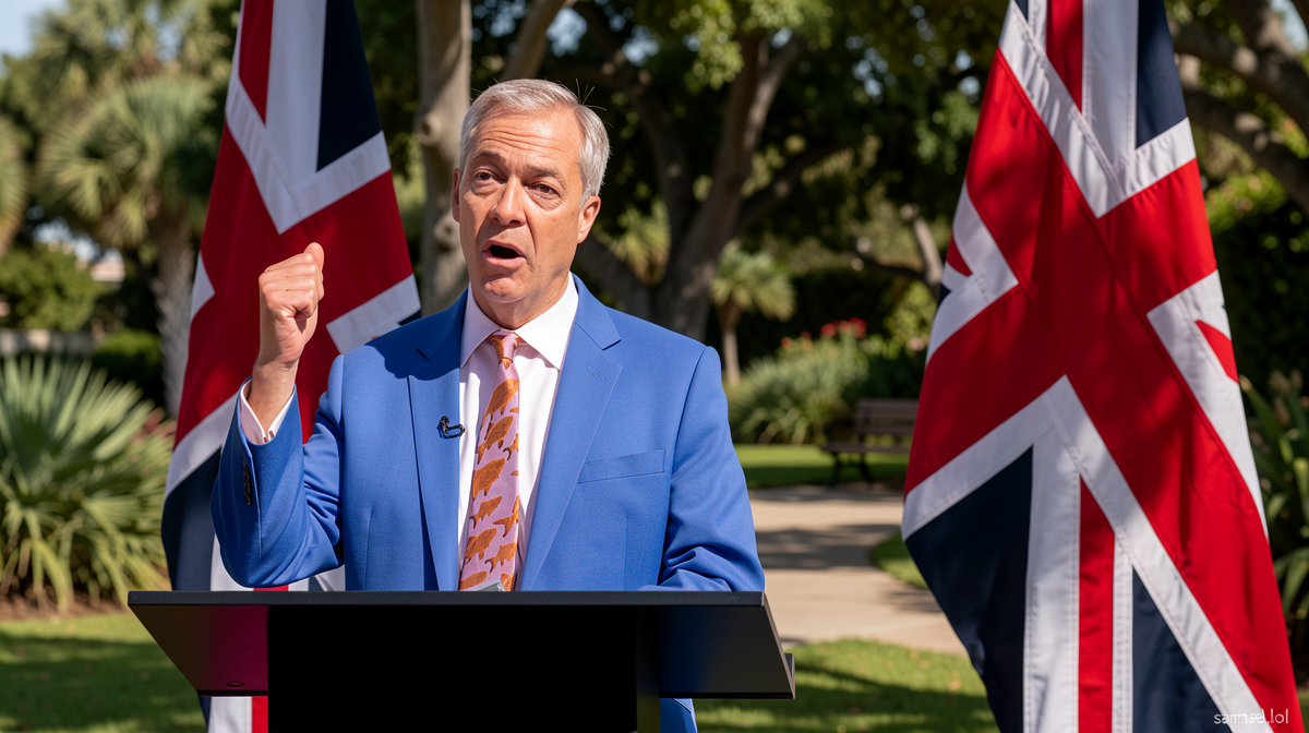 Let me analyze this article title step by step:

1. **Identify key components:**
   – “Chris Mason” – Author’s name (typically kept as-is or transliterated)
   – “Farage” – Nigel Farage, British politician (commonly transliterated as 法拉奇)
   – “attempts to seize back the agenda” – trying to regain control of the political narrative
   – “after finance row” – following a financial dispute/controversy

2. **Translation considerations:**
   – “seize back the agenda” → 夺