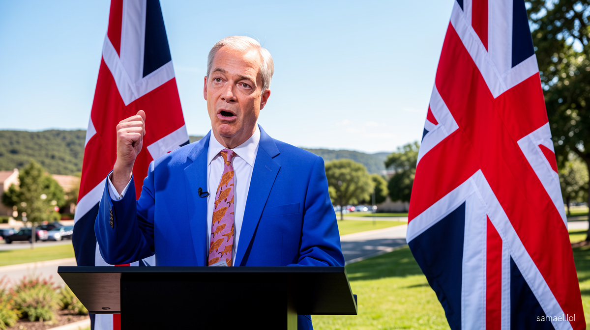 Let me analyze this article title step by step:

1. **Original Title**: “Chris Mason: Farage attempts to seize back the agenda after finance row”

2. **Breakdown of components**:
   – “Chris Mason” – Author name (stays the same)
   – “Farage” – Nigel Farage, British politician (stays the same)
   – “attempts to seize back” – tries to regain control
   – “the agenda” – the main topics being discussed
   – “after” – following
   – “finance row” –