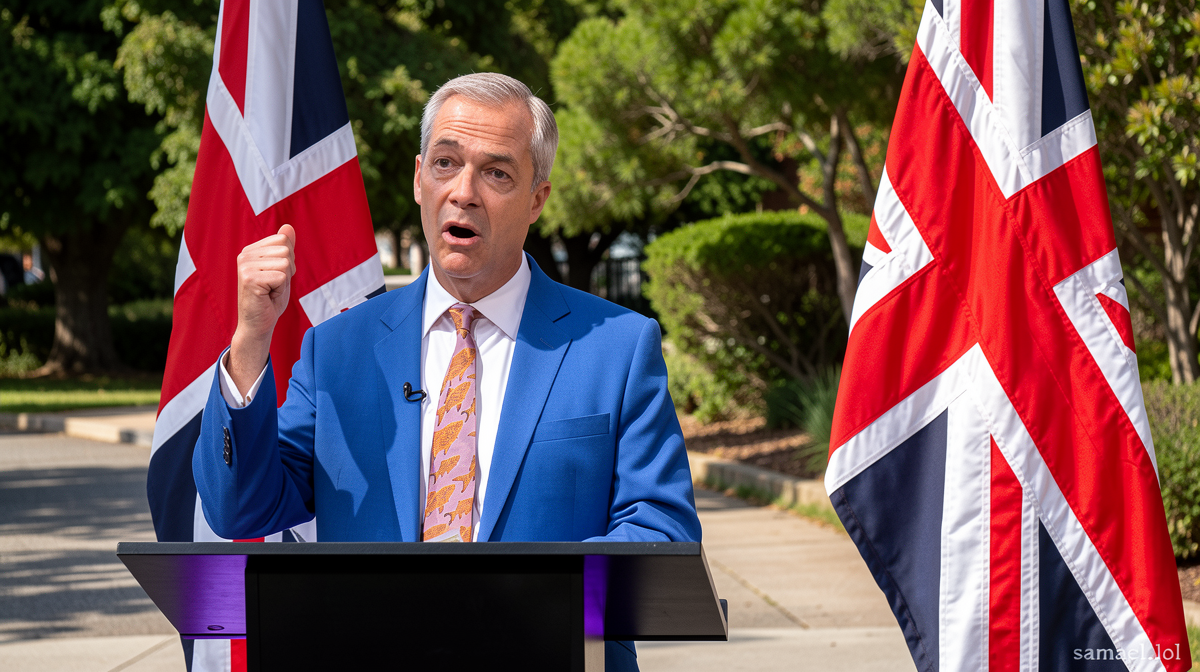 Let me analyze this article title for translation and localization into Gujarati:

Original: “Chris Mason: Farage attempts to seize back the agenda after finance row”

Breaking down the components:
1. “Chris Mason” – Author name, can remain as is or be transliterated
2. “Farage” – Nigel Farage, a British politician, can remain as is or be transliterated
3. “attempts to seize back” – tries to regain control
4. “the agenda” – the main topics/issues being discussed
5. “after” – following
6.