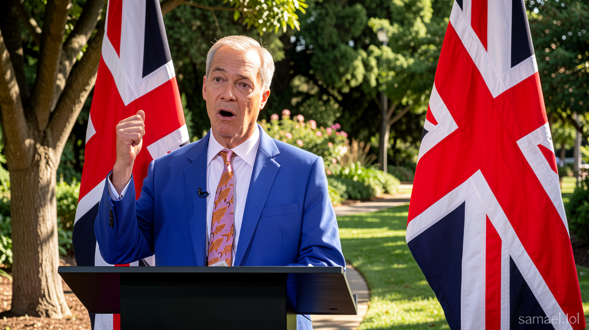Let me think through this translation carefully:

1. “Chris Mason” – This is a proper name, stays the same in Hungarian.

2. “Farage” – Also a proper name (Nigel Farage), stays the same.

3. “attempts to seize back” – In Hungarian, this could be “megpróbál visszaszerezni” or “kísérletet tesz a visszavételre”. For a news headline, “megpróbál visszaszerezni” is more natural and concise.

4. “the agenda” – In