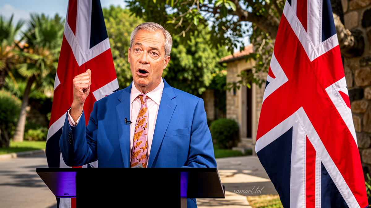 Let me analyze this article title step by step:

1. **Original Title**: “Chris Mason: Farage attempts to seize back the agenda after finance row”

2. **Breaking down the components**:
   – “Chris Mason:” – This is the author’s name, which stays as is
   – “Farage” – Nigel Farage, a prominent British politician, stays as is
   – “attempts to seize back” – means trying to regain control or take back
   – “the agenda” – the main topics being discussed
   – “after” – following