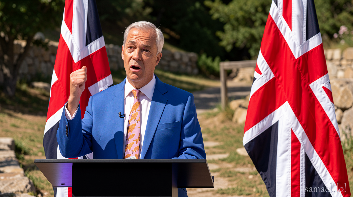 Let me analyze this article title for Romanian localization:

**Original:** “Chris Mason: Farage attempts to seize back the agenda after finance row”

**Breaking down the components:**
1. “Chris Mason” – Author name, stays the same
2. “Farage” – Nigel Farage, proper name, stays the same
3. “attempts to seize back” – tries to regain/take back
4. “the agenda” – the political agenda
5. “after” – temporal connector
6. “finance row” – dispute/conflict about finance

**Roman