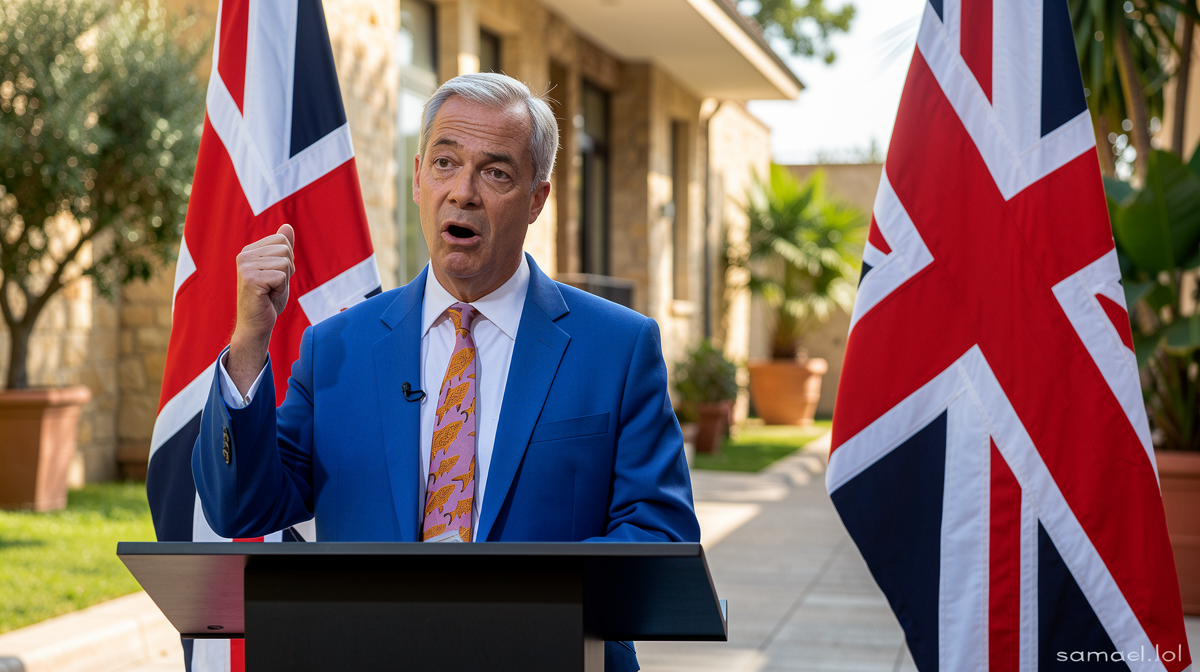 Let me analyze this article title for translation and localization into Ukrainian:

Original: “Chris Mason: Farage attempts to seize back the agenda after finance row”

Breaking down the components:
1. “Chris Mason” – Author name, stays the same
2. “Farage” – Nigel Farage, a well-known British politician, stays the same
3. “attempts to seize back” – tries to regain control/ownership
4. “the agenda” – the main topics being discussed
5. “after” – following
6. “finance row” – dispute/argument