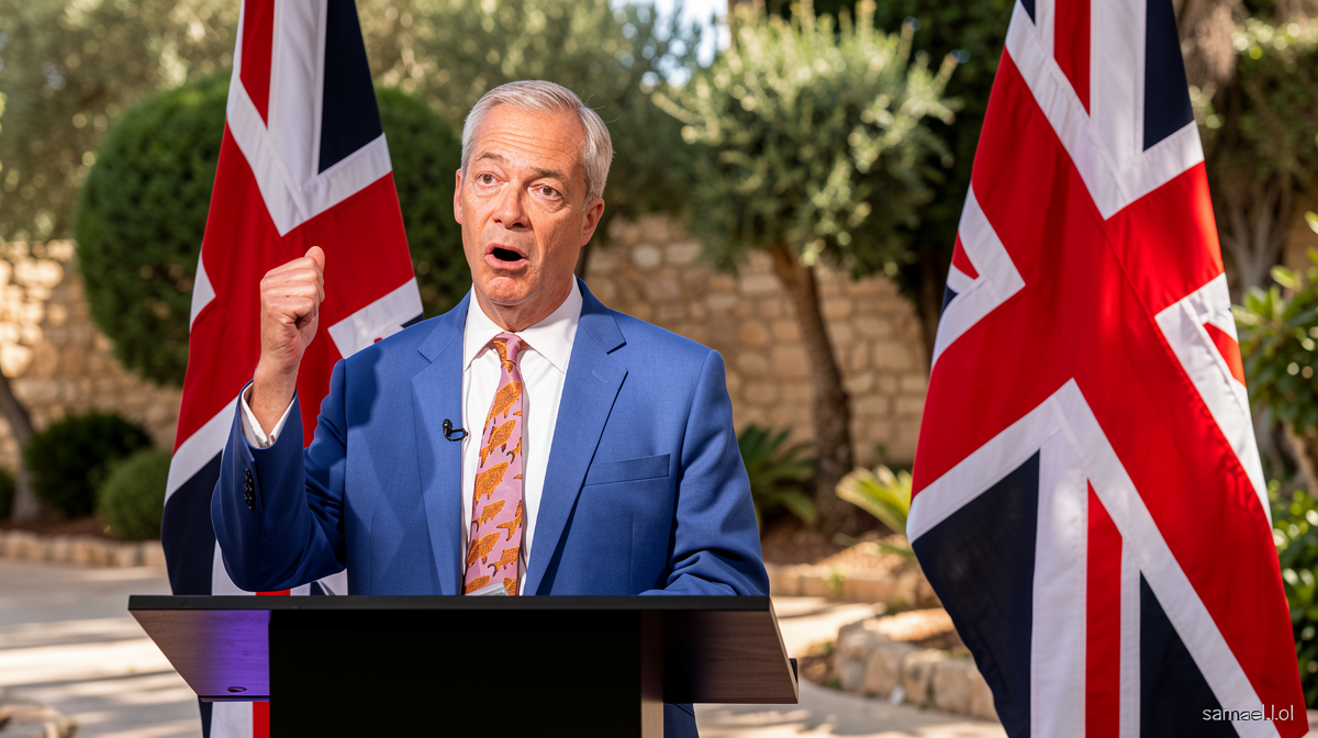 Let me analyze this article title for translation and localization into Vietnamese:

Original: “Chris Mason: Farage attempts to seize back the agenda after finance row”

Breaking down the components:
1. “Chris Mason” – Author name, kept as-is
2. “Farage” – Nigel Farage, British politician, kept as-is
3. “attempts to seize back” – tries to regain control/ownership
4. “the agenda” – the main topics/issues being discussed
5. “after” – following
6. “finance row” – dispute/argument about financial
