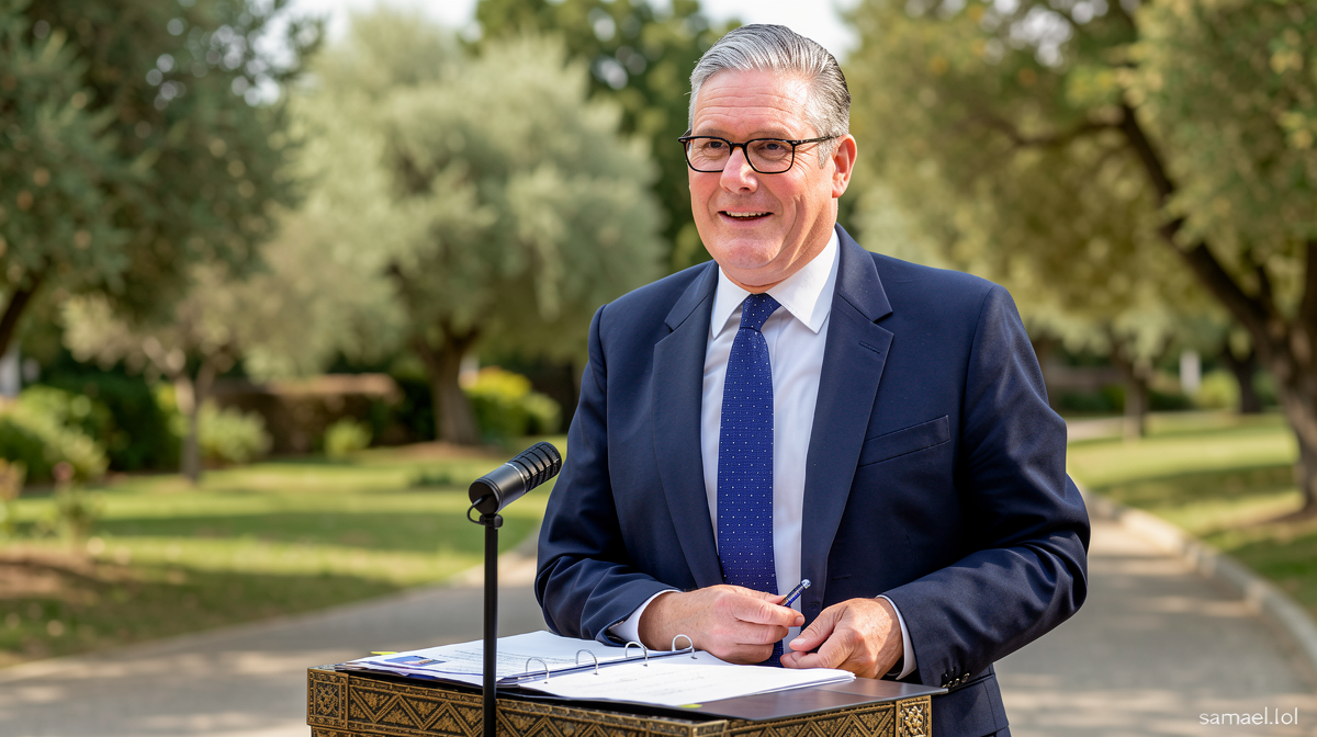 Let me analyze this article title for translation into Slovak: Original: “Starmer says it’s the ‘end of my political journey’ at his final Prime Minister’s Questions” Key components to translate: 1. “Starmer” – Proper name, stays the same 2. “says” – “hovorí” 3. “it’s the ‘end of my political journey'” – “je ‘koncom mojej politickej cesty'” 4. “at his final” – “na svojich posledných” 5. “Prime Minister’s Questions