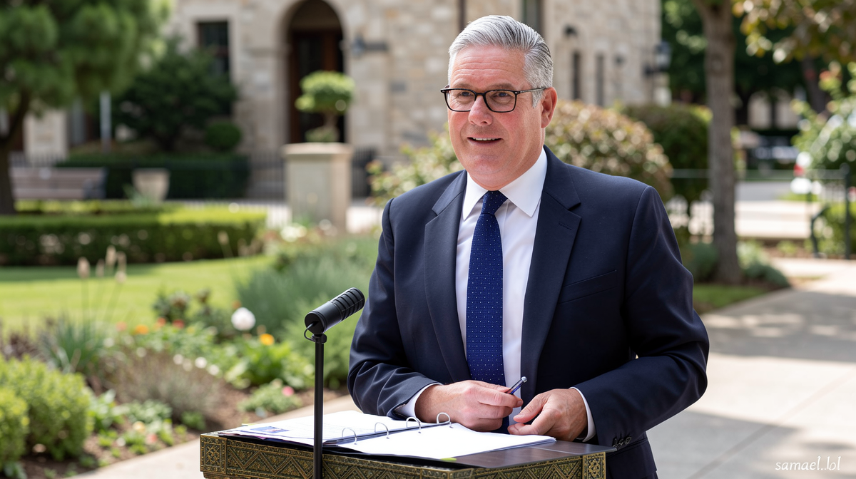 Let me think through this translation carefully: 1. “Starmer” – This is a proper name (Keir Starmer), so it stays the same in Slovenian. 2. “says” – In Slovenian, this would be “pravi” or “izjavlja”. “Pravi” is more natural and commonly used. 3. “it’s the ‘end of my political journey'” – Breaking this down: – “it’s” = “je” – “the end” = “konec” – “of my