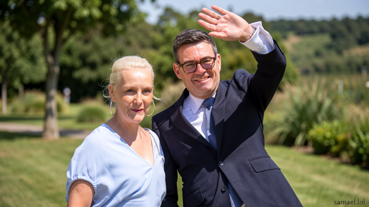 Who is Andy Burnham’s wife, Marie-France van Heel?