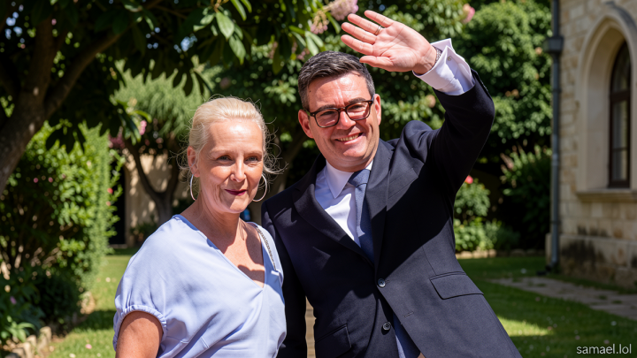 Who is Andy Burnham’s wife, Marie-France van Heel?