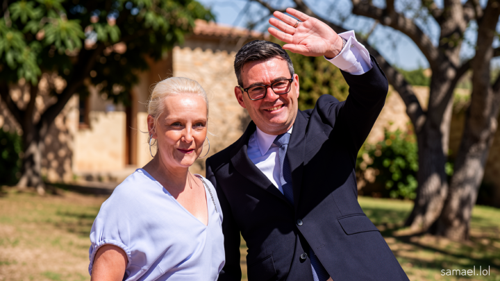 Who is Andy Burnham’s wife, Marie-France van Heel?