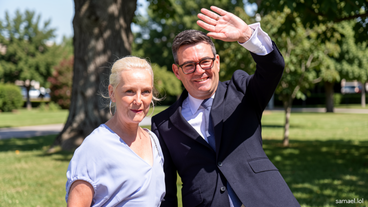 Who is Andy Burnham’s wife, Marie-France van Heel?